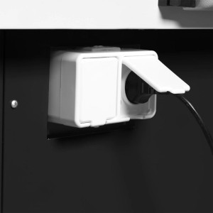 Vitrine Réfrigérée de Supermarché Noir -  469 L - TEFCOLD