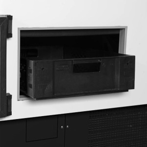 Black Supermarket Refrigerated Display Case - 469 L - TEFCOLD