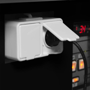 Refrigerata da Supermercato Nera - 947 L - TEFCOLD