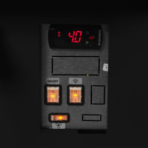 Refrigerated Supermarket Black - 947 L - TEFCOLD