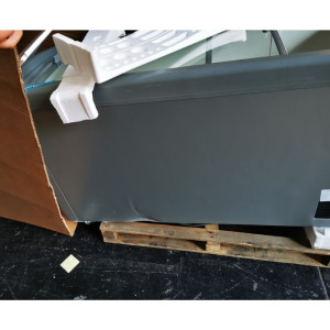 Congelatore Aspetto Inox a Porte Scorrevoli Vetrate - 500 L - TENSAI