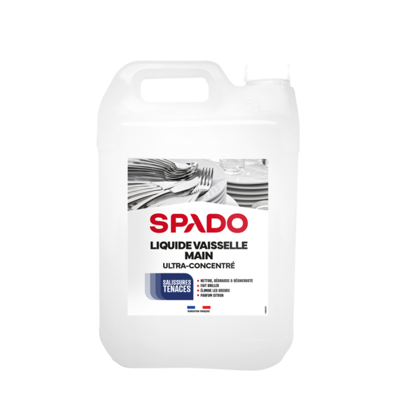 Liquide-Vaisselle Main Ultra Concentré- 5L - SPADO