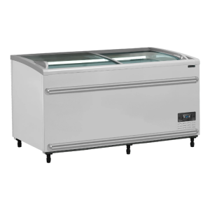 Frigorifero Congelatore Coperchio Vetro Curvo - Bianco - 422 L - TEFCOLD