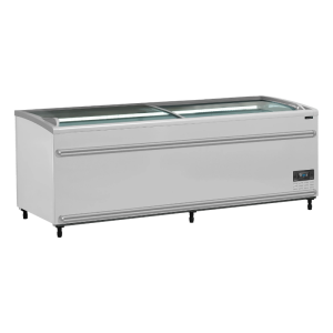 Frigorifero Congelatore Coperchio Vetro Curvo - Bianco - 584 L - TEFCOLD