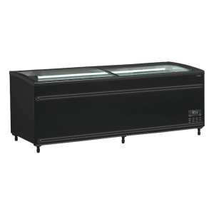 Frigorifero Congelatore Coperchio Vetro Curvo - Nero - 584 L - TEFCOLD