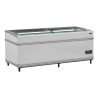 Frigorifero Congelatore Coperchio Vetro Curvo - Bianco - 500 L - TEFCOLD