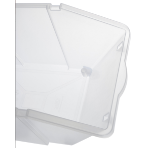 Set di 3 Contenitori per Ingredienti 30L + Coperchi + 4 Ruote