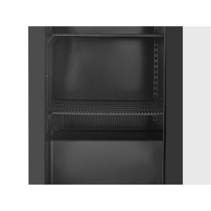 Retrobar Refrigerato 212 L 2 Porte Scorrevoli Nero