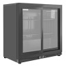 Retrobar Refrigerato 212 L 2 Porte Scorrevoli Nero