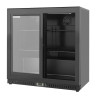 Retrobar Refrigerato 212 L 2 Porte Scorrevoli Nero
