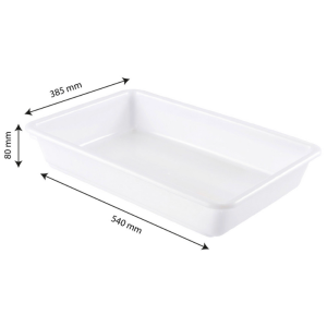 Bac Piatto 10 L Bianco