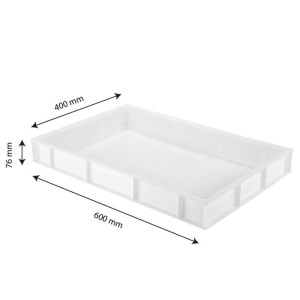 Bac A Patons 14L 600 x 400 Bianco - Gilac