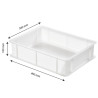 Mezzo Bac à Pâtons 9L Bianco - 400 x 300 mm - Gilac