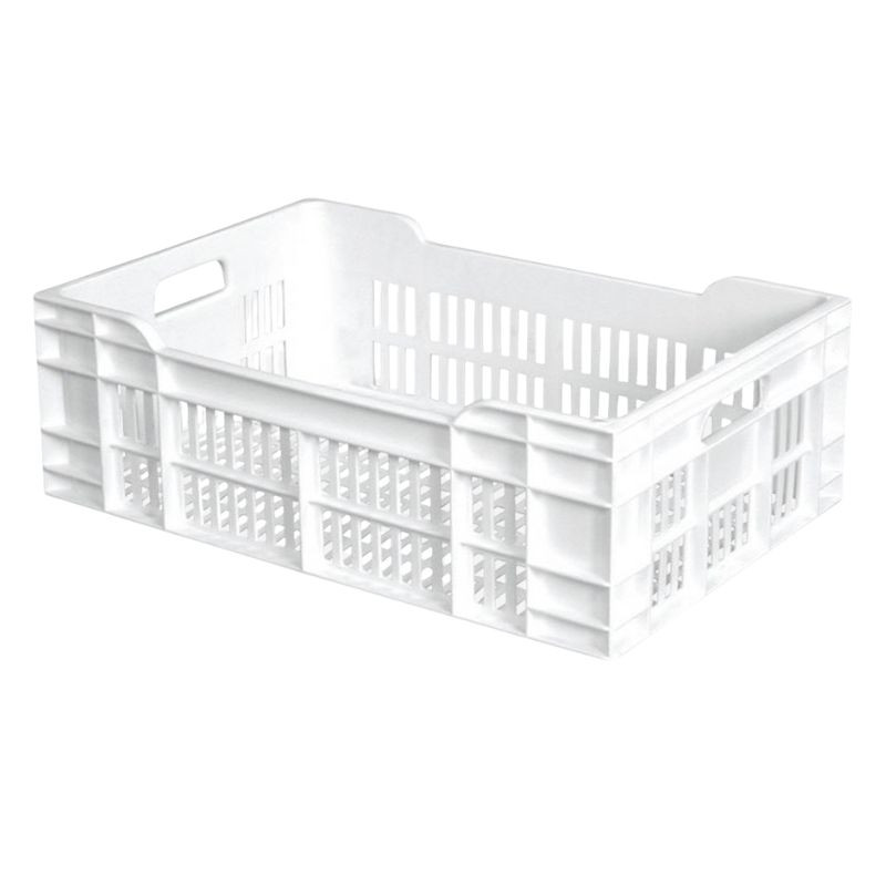 Crate 600 X 400 Perforated 40L White - Gilac