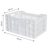 Cassa 600 X 400 Ajourée 60L Bianco - Gilac