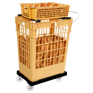 Base Girevole 4 Ruote Pivotanti - Staffa in Acciaio - Nero