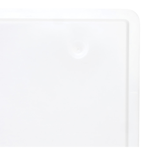 Vasca per bastoni - 600 x 400 x 130 mm - 23 L - Bianco