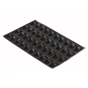 Stampo per Madeleines - 40 Impronte - 78 x 47 mm - Matfer