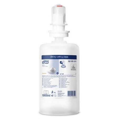 Tork Sapone Schiuma Delicato Trasparente - Confezione da 6 | Pelle nutrita, fresca e idratata