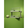 Vetrina Buffet con Coperchio Scorrevole UNIQ - 2 Ripiani - Verde - HENDI