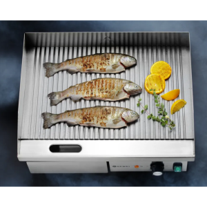 Grill Piastra Scanalata - 548 x 350 mm - HENDI