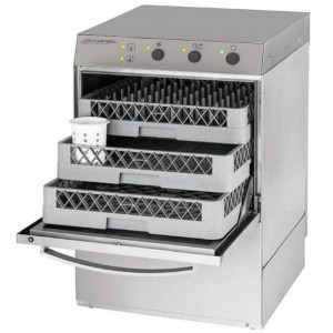 Lavastoviglie Professionale con Dosatore di Liquido di Risciacquo e Detergente - 50 x 50 cm