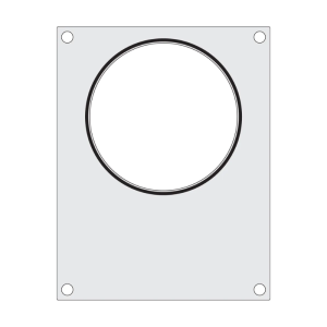 Matrice di Sigillatura per Sigillatrice Manuale - 1 Scomparto Rotondo - HENDI