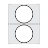 Matrice di Sigillatura per Sigillatrice Manuale - 2 Scomparti - HENDI