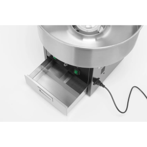 Macchina per Zucchero Filato in Acciaio Inox - Nero - HENDI