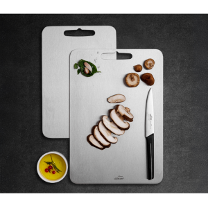 Stainless Steel Cutting Board 18/10 - 200 x 300 mm - Thickness 2.5 mm