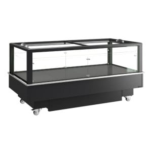 Refrigerator Freezer Black Glass Lid - 427 L - TEFCOLD