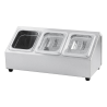 Espositore per 3 Vaschette GN 1/6 - P 150 mm - Stalgast