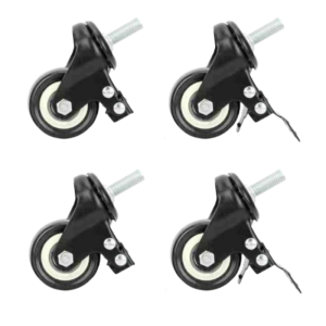 Ruote per Tavoli Inox e Lavelli - Lotto di 4 - Dynasteel