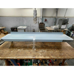 Mensola da Parete Inox 1400x300mm Dynasteel - Qualità professionale