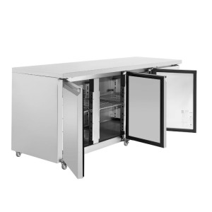 Tavolo Refrigerato Positivo Profondità 600 - 3 Porte - Dynasteel