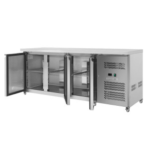 Tavolo Refrigerato Positivo Profondità 600 - 3 Porte - Dynasteel