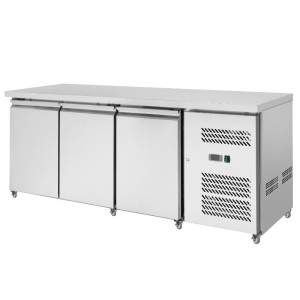 Tavolo Refrigerato Positivo Profondità 600 - 3 Porte - Dynasteel