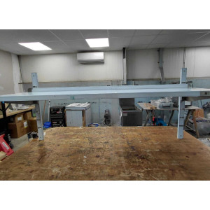 Mensola da Parete in Acciaio Inox - L 1500 x P 300 mm - Dynasteel