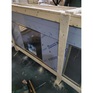 Cappa Snack Completa 900 - Lunghezza 1600 - Motore, Led e Variatore - Dynasteel