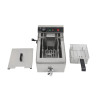Friggitrice Professionale 13L con Scarico in Acciaio Inox - Dynasteel