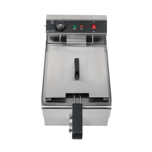 Friggitrice Professionale 13L con Scarico in Acciaio Inox - Dynasteel