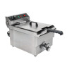Friggitrice Professionale 13L con Scarico in Acciaio Inox - Dynasteel