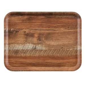 Vassoio Rettangolare Madeira - Quercia Marrone - 280 x 200 mm - Cambro