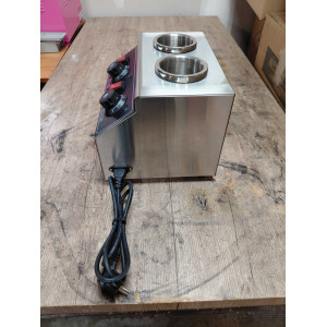 Scalda Cioccolato Doppio Dynasteel - Ideale per Professionisti della Ristorazione