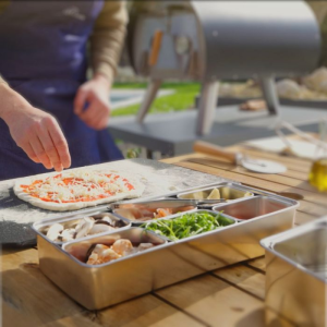 Scatola Giapponese Inox 5 Vaschette - Stoccaggio Cucina Professionale