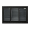 Skinplate Refrigerated Back Bar - 3 Sliding Glass Doors - 328 L - Dynasteel