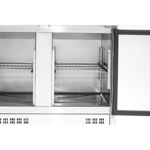 Saladette Refrigerata Star - 2 Porte Con Tetto Apribile