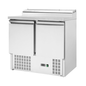 Saladette Refrigerata Star - 2 Porte Con Tetto Apribile