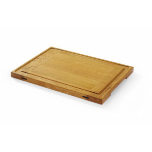 Tavola di Presentazione in Quercia - 370 x 370 mm - HENDI
