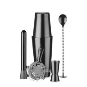 Set da Barman ⌀ 120 mm - Nero - HENDI